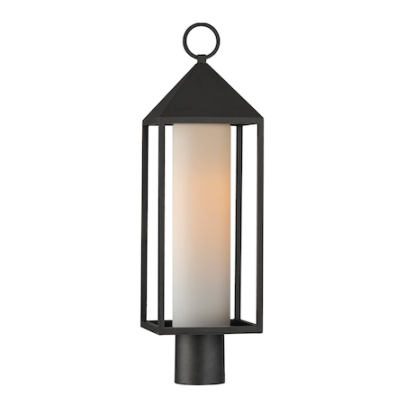 Maxim Lighting Aldous 1-Light Outdoor Post Mount, Black 30070SWBK